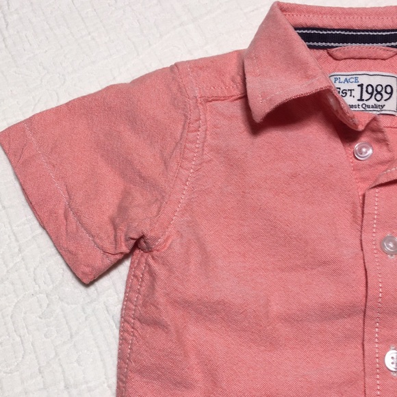 6-9m (5/$20) Peachy Cotton Shirt by 1989 Place - Picture 4 of 11